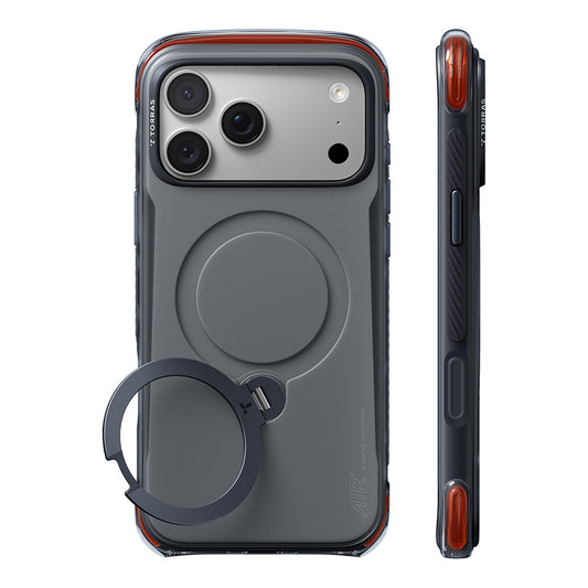 MagSafe-Hülle für Apple iPhone 18 Pro Max / 17 Pro Max, Torras, Ostand Q3 Air Pro, Schwarz