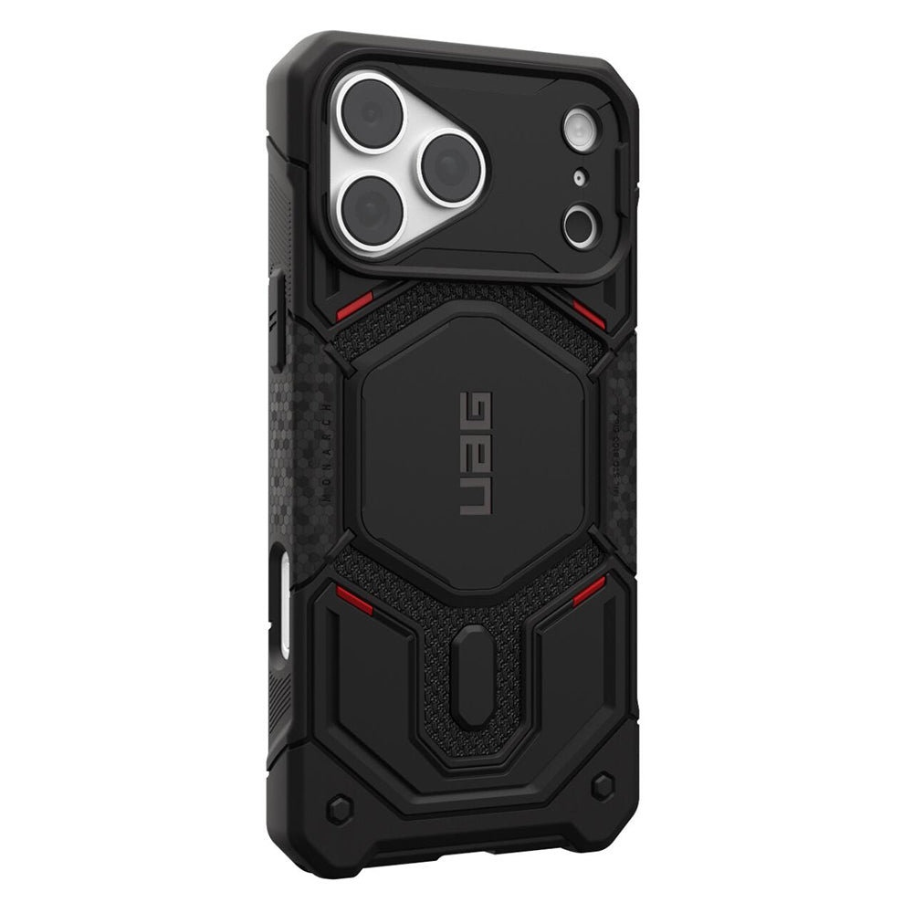 MagSafe-Hülle für Apple iPhone 18 Pro Max / 17 Pro Max, Urban Armor Gear, Monarch Pro Kevlar, Schwarz