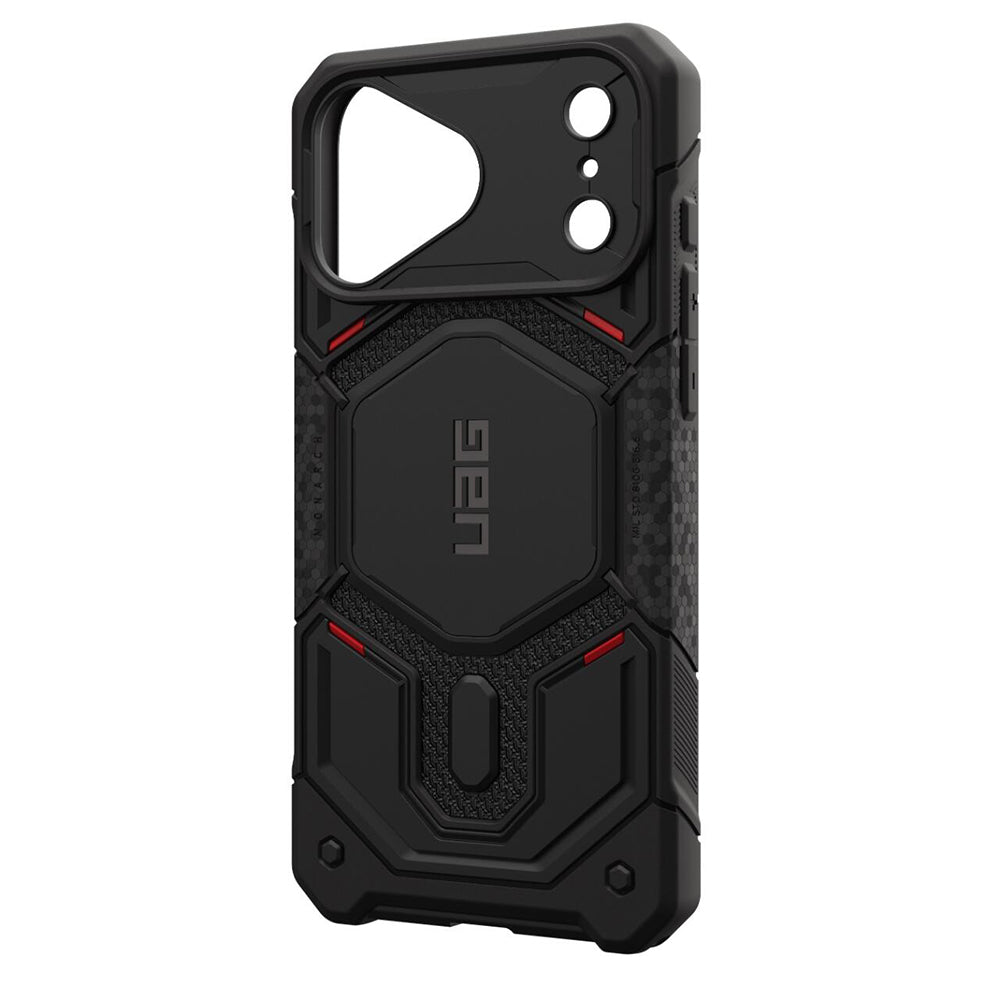 MagSafe-Hülle für Apple iPhone 18 Pro Max / 17 Pro Max, Urban Armor Gear, Monarch Pro Kevlar, Schwarz