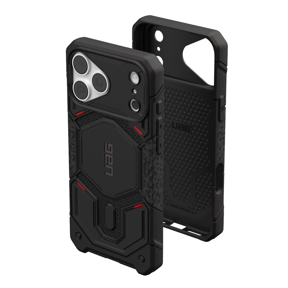 MagSafe-Hülle für Apple iPhone 18 Pro Max / 17 Pro Max, Urban Armor Gear, Monarch Pro Kevlar, Schwarz