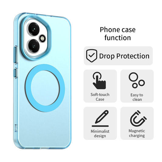 MagSafe-Hülle für Honor 400, Techsuit, CandyCase, Blau