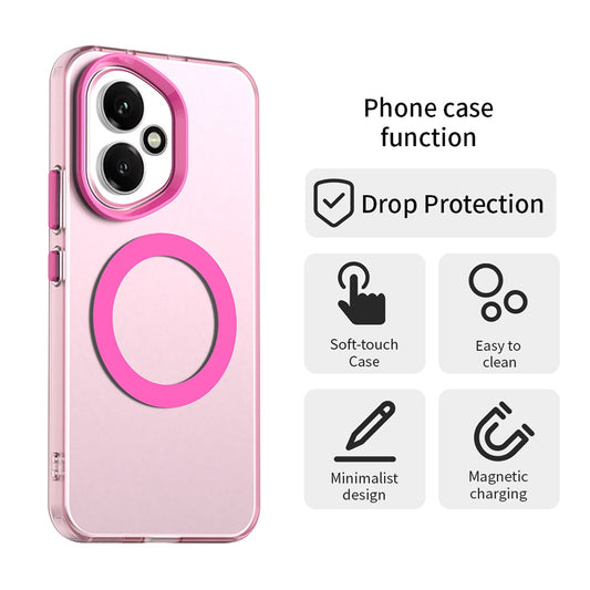 MagSafe-Hülle für Honor 400, Techsuit, CandyCase, Rosa