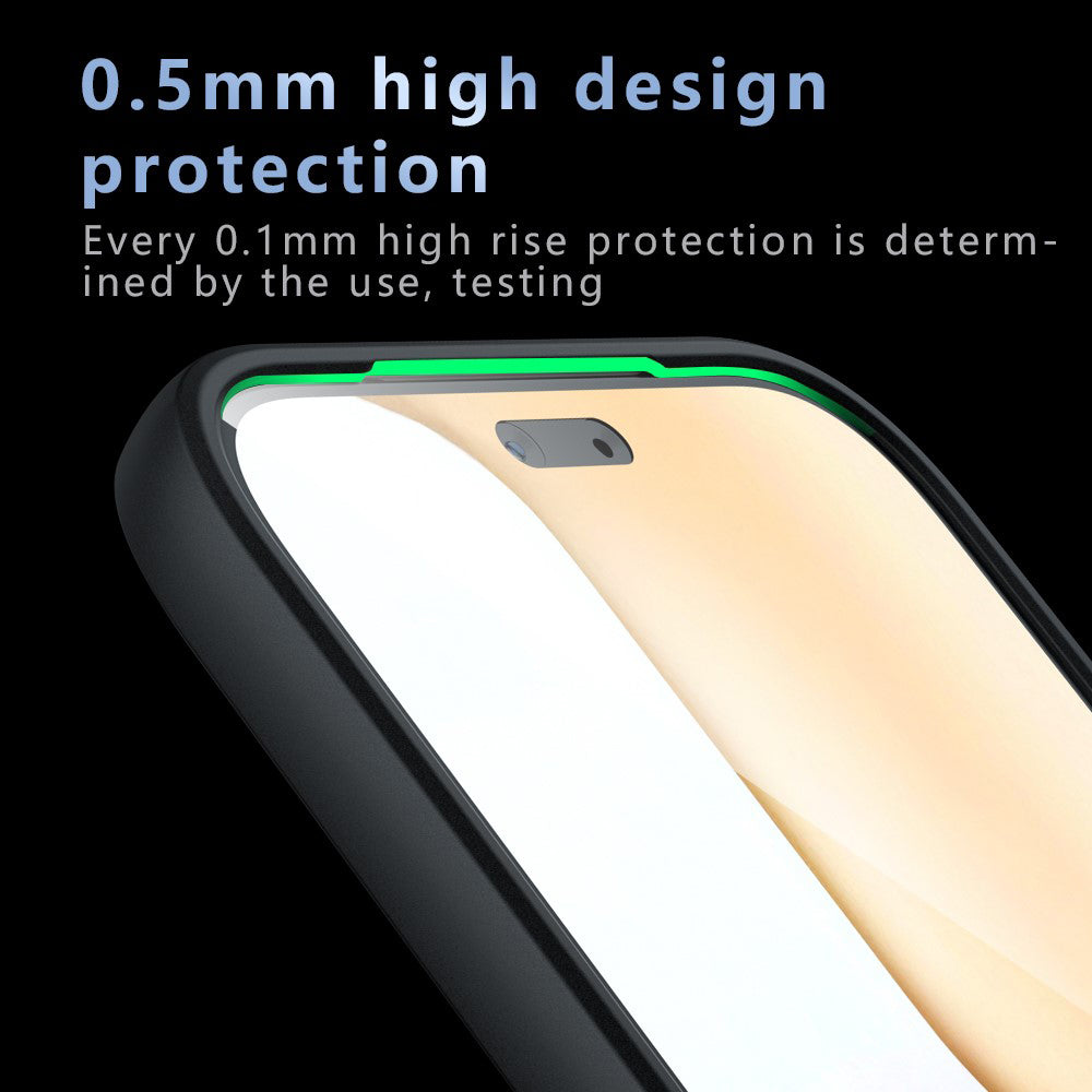 MagSafe Hülle für Honor 600 Lite, Techsuit, PureFrost, Satinschwarz