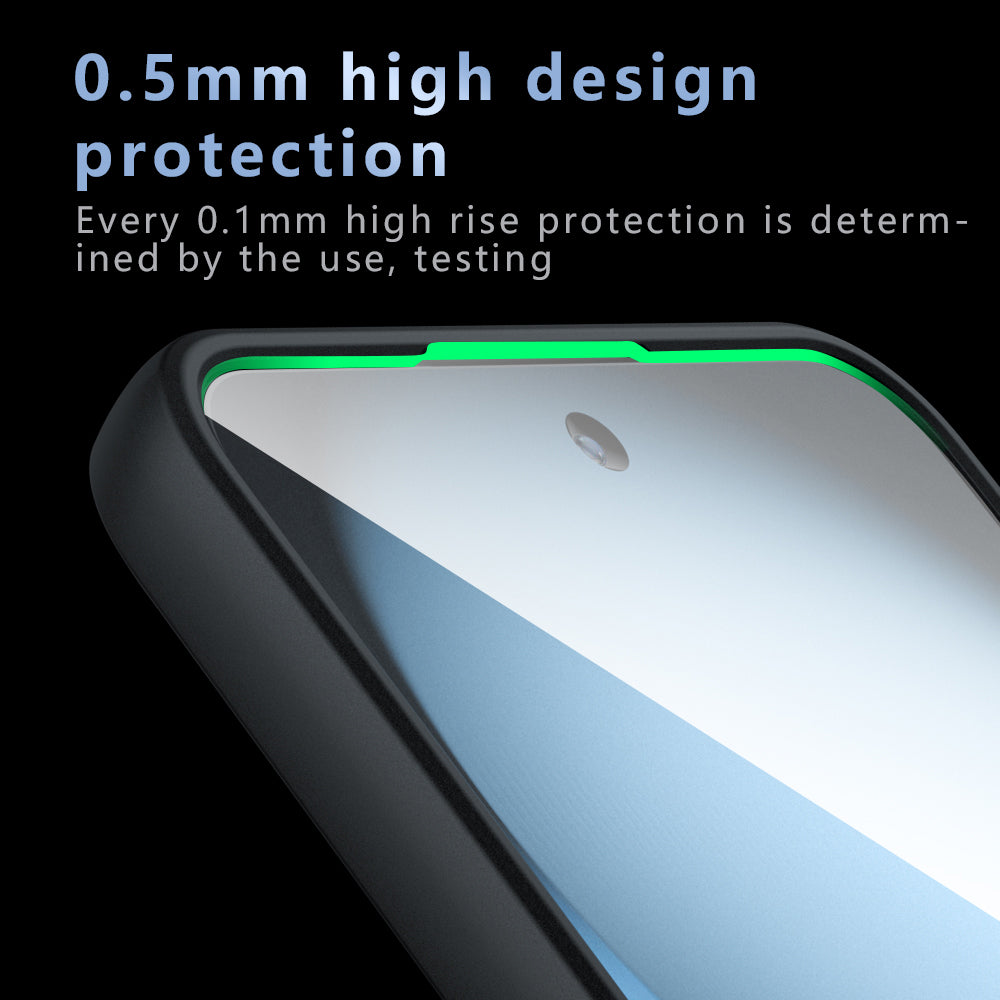 MagSafe Hülle für Nothing Phone (3a) Lite, Techsuit, PureFrost, Satinschwarz