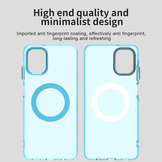MagSafe-Hülle für Samsung Galaxy A06 A065, Techsuit, CandyCase, Blau
