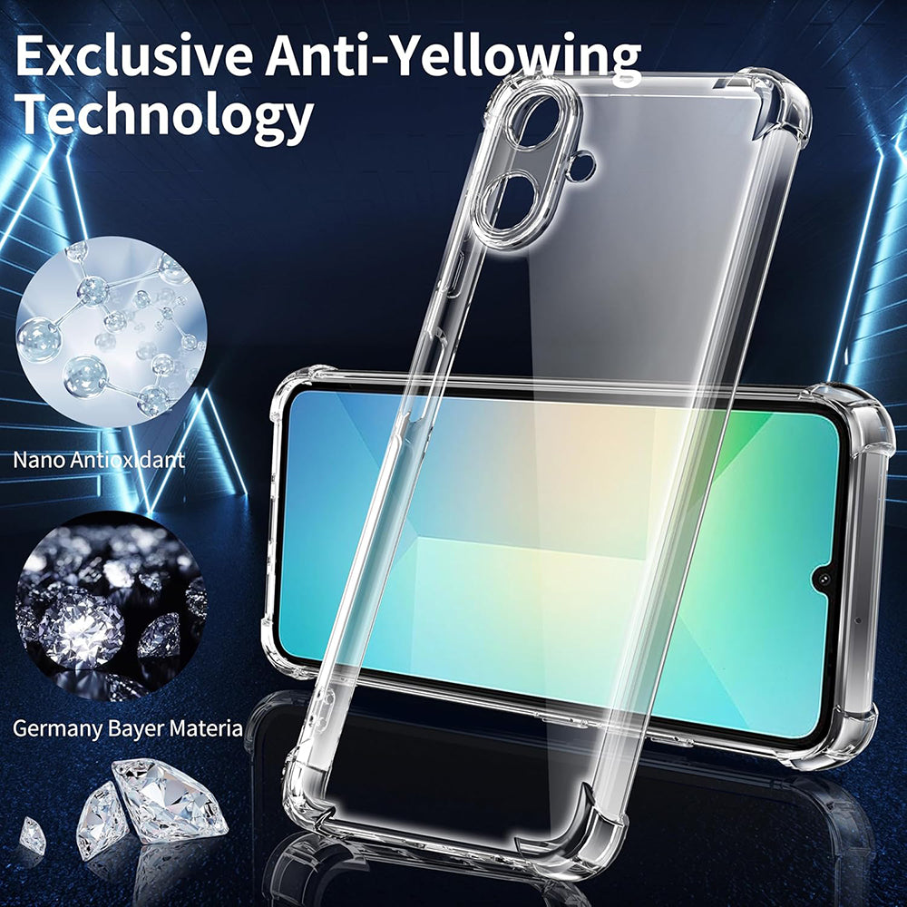MagSafe Hülle für Samsung Galaxy A07 4G A075, Techsuit, Stoßfest, Transparent