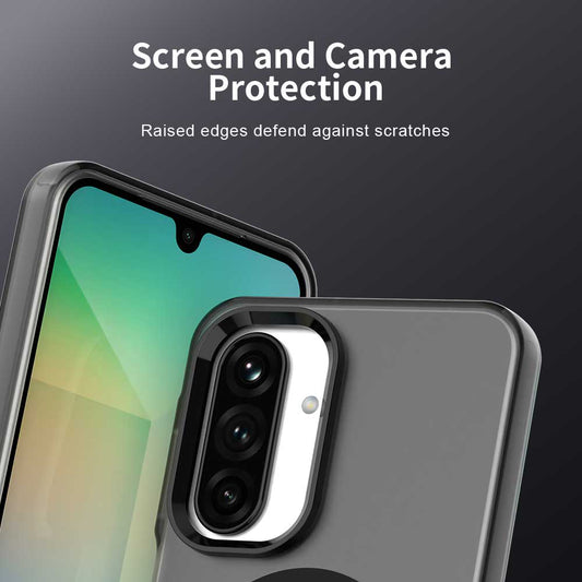 MagSafe-Hülle für Samsung Galaxy A17 5G, Techsuit, CandyCase, Schwarz