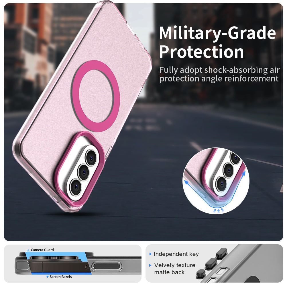 MagSafe Hülle für Samsung Galaxy A57 5G, Techsuit, CandyCase, Rosa
