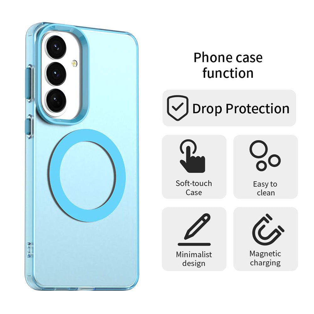 MagSafe Hülle für Samsung Galaxy S26 Plus, Techsuit, CandyCase, Blau