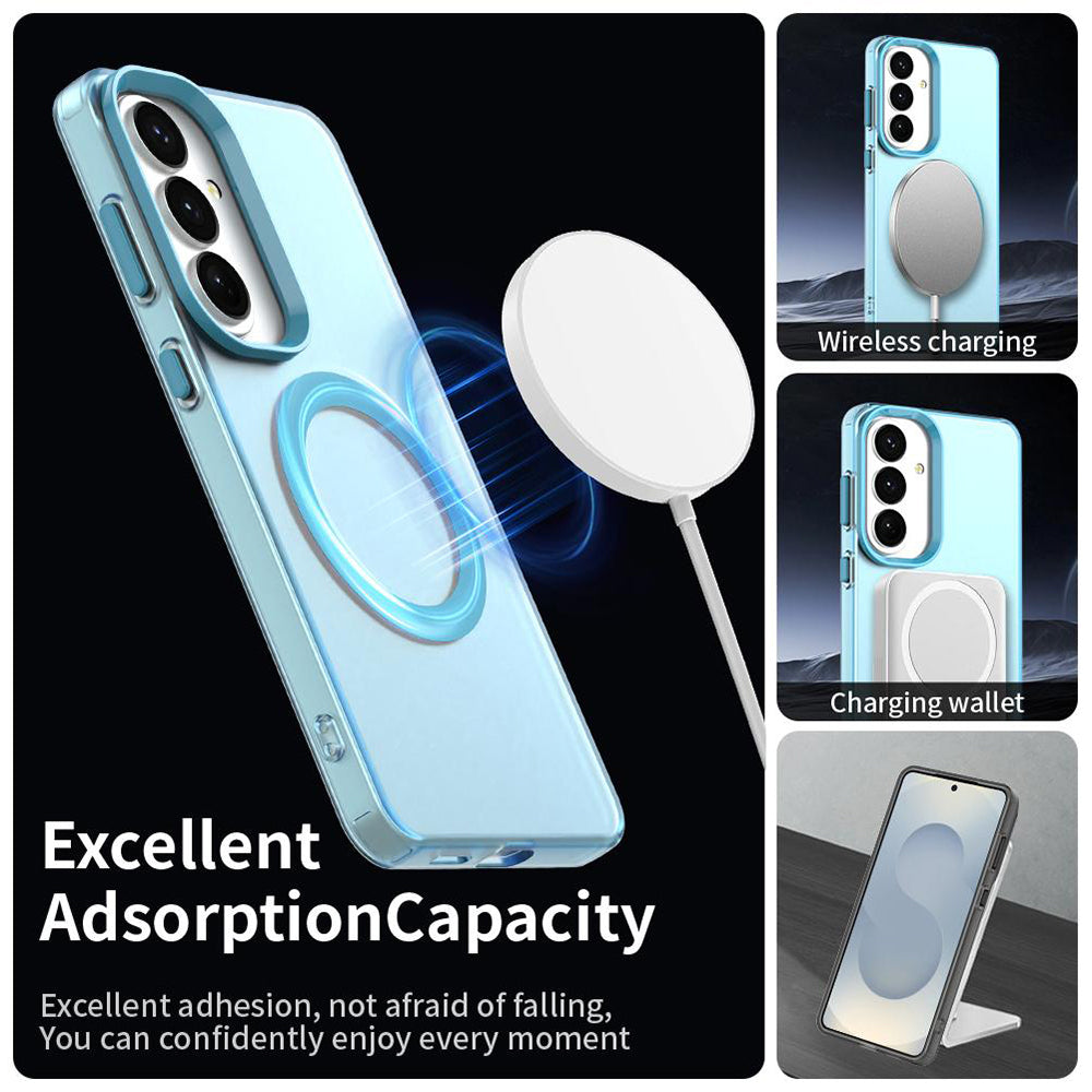 MagSafe Hülle für Samsung Galaxy S26 Plus, Techsuit, CandyCase, Blau