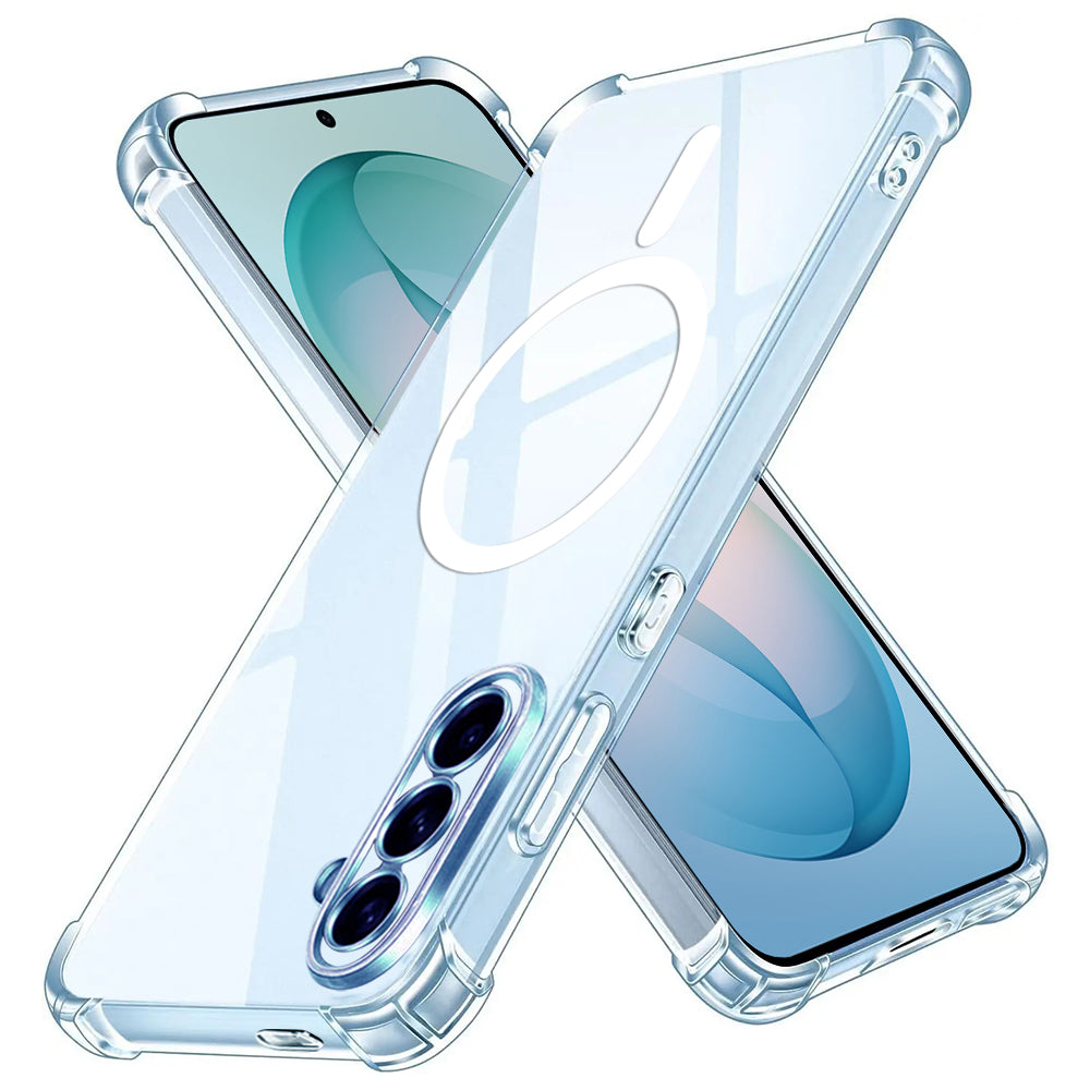 MagSafe Hülle für Samsung Galaxy S26 Plus S947, Techsuit, Stoßfest, Transparent