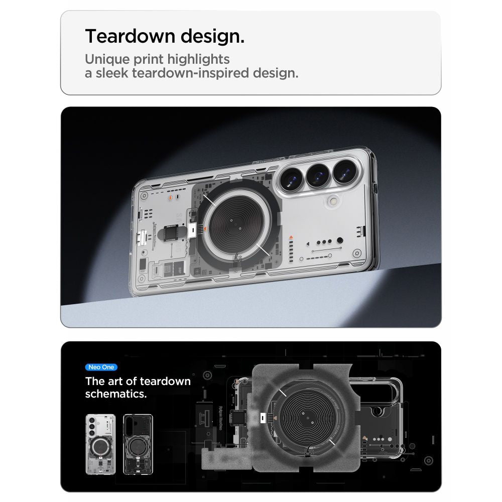 MagSafe Hülle für Samsung Galaxy S26 S942, Spigen, Ultra Hybrid Neo One, Transparent ACS11218
