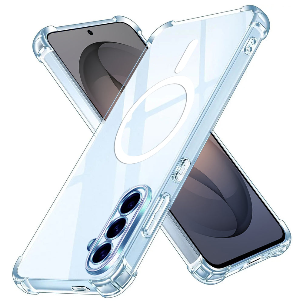MagSafe Hülle für Samsung Galaxy S26 S942, Techsuit, Stoßfest, Transparent