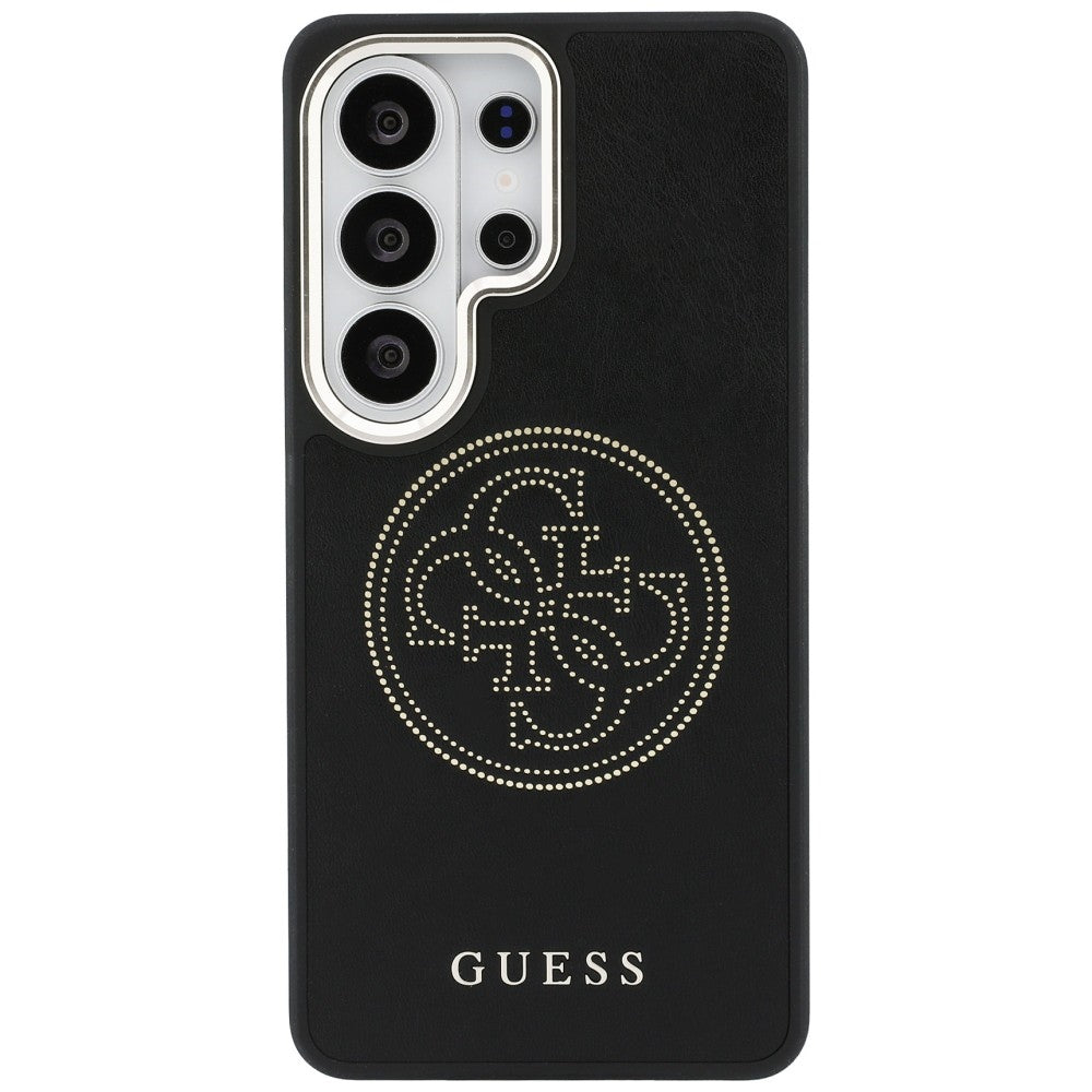MagSafe Hülle für Samsung Galaxy S26 Ultra S948, Guess, Perforated Logo, Schwarz