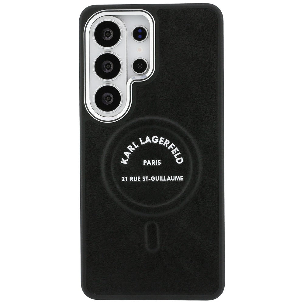 MagSafe Hülle für Samsung Galaxy S26 Ultra S948, Karl Lagerfeld, Karl RSG Logo, Schwarz