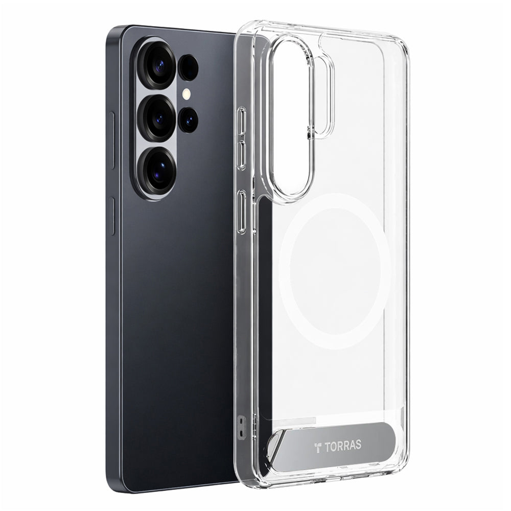 MagSafe Case for Samsung Galaxy S26 Ultra S948, Torras, Pstand, Transparent