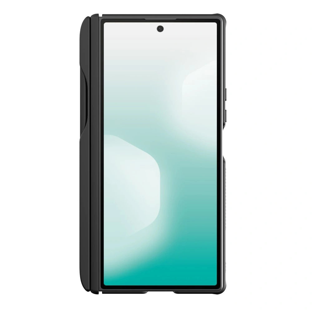 MagSafe-Hülle für Samsung Galaxy Z Fold7 F966, Nillkin, CarboProp mit Kameraausschnitt und S-Pen-Halter, Schwarz
