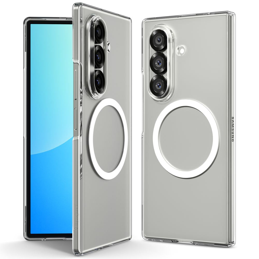 MagSafe Hülle für Samsung Galaxy Z Fold7 F966, Spigen, Air Skin, Transparent ACS09545