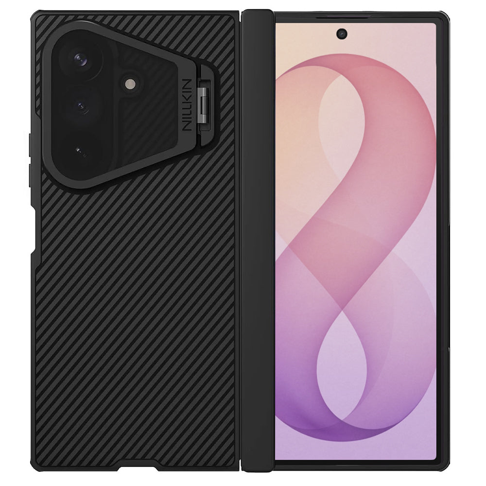 MagSafe-Hülle für Samsung Galaxy Z Fold8 Ultra F976, Nillkin, CamShield Prop mit transparentem schwarzem Objektivschutz, Schwarz