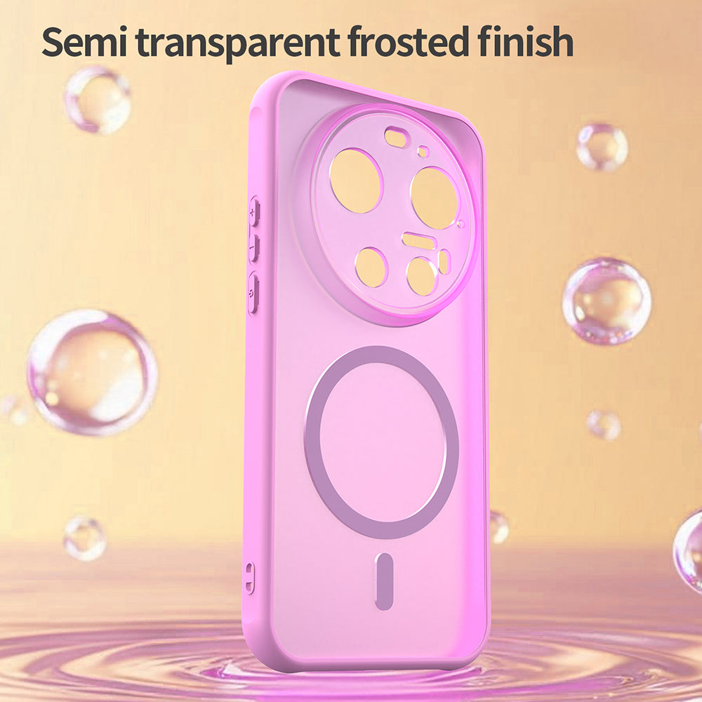 MagSafe Hülle für Xiaomi 17 Ultra, Techsuit, HaloFrost II, Rosa