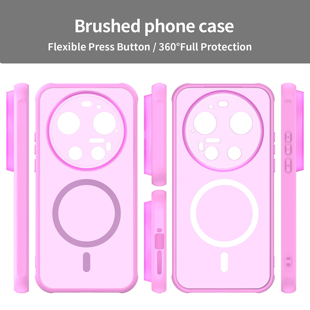 MagSafe Hülle für Xiaomi 17 Ultra, Techsuit, HaloFrost II, Rosa