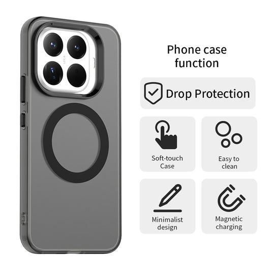 MagSafe-Hülle für Xiaomi 17T Pro, Techsuit, CandyCase, Schwarz