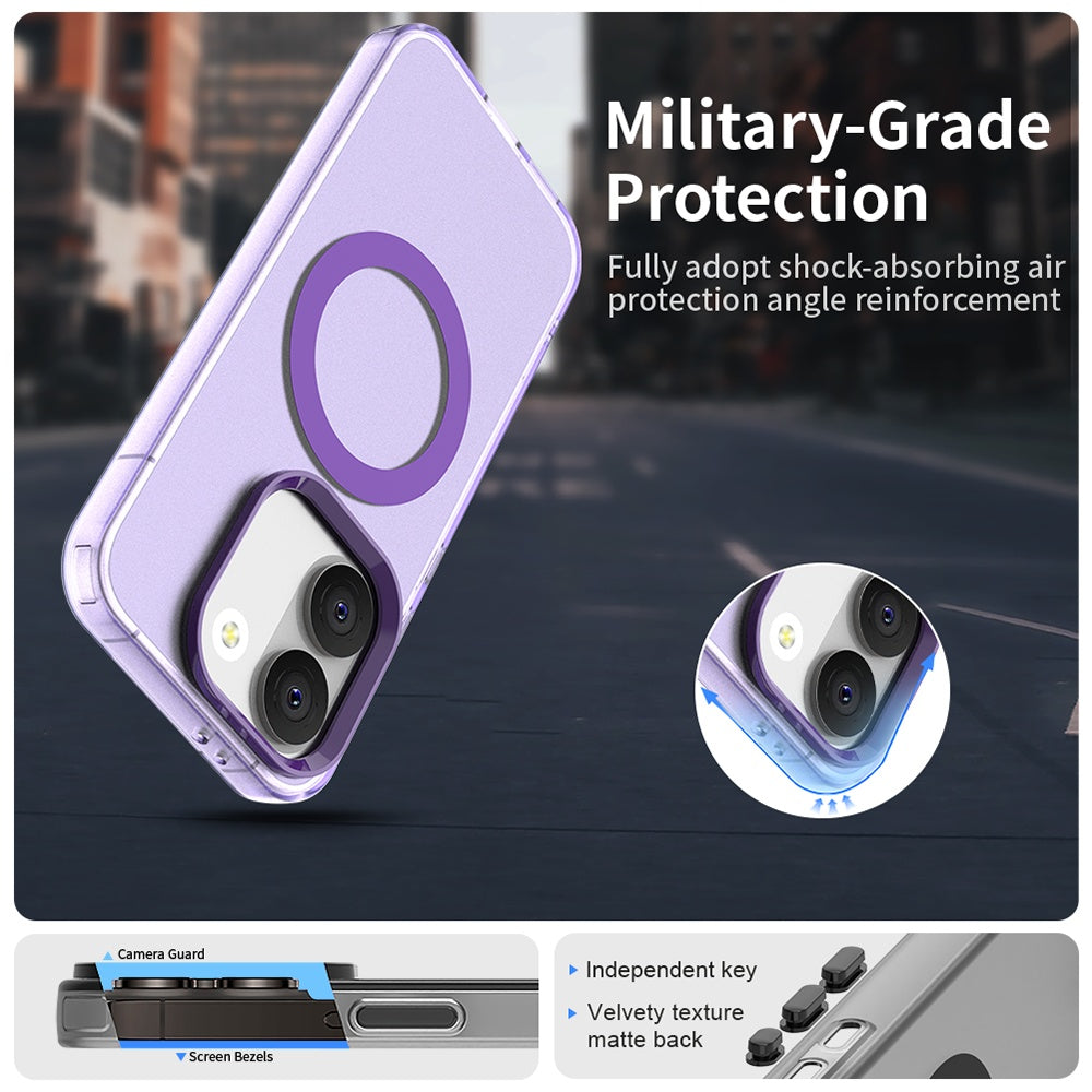 MagSafe-Hülle für Xiaomi Poco X8 Pro, Techsuit, CandyCase, Lila