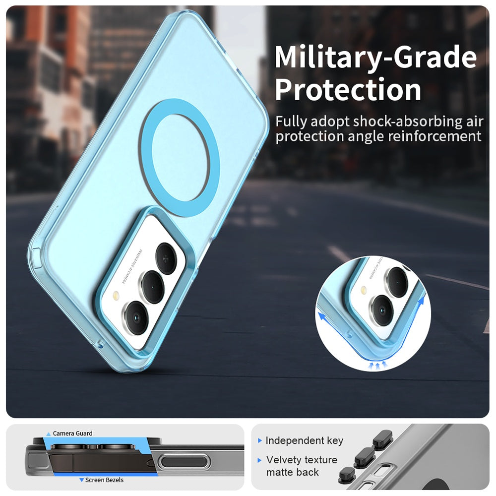 MagSafe Hülle für Xiaomi Redmi 15 5G / 15 4G, Techsuit, CandyCase, Blau