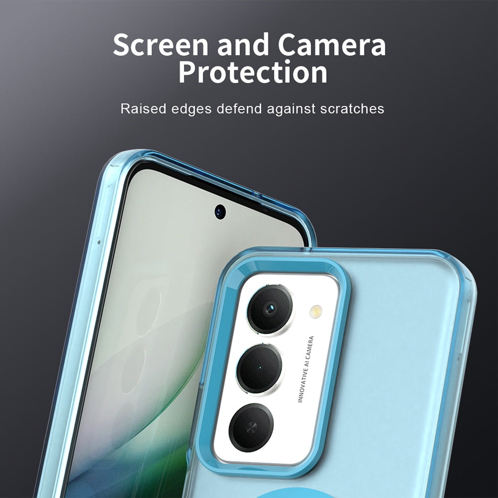 MagSafe Hülle für Xiaomi Redmi 15 5G / 15 4G, Techsuit, CandyCase, Blau