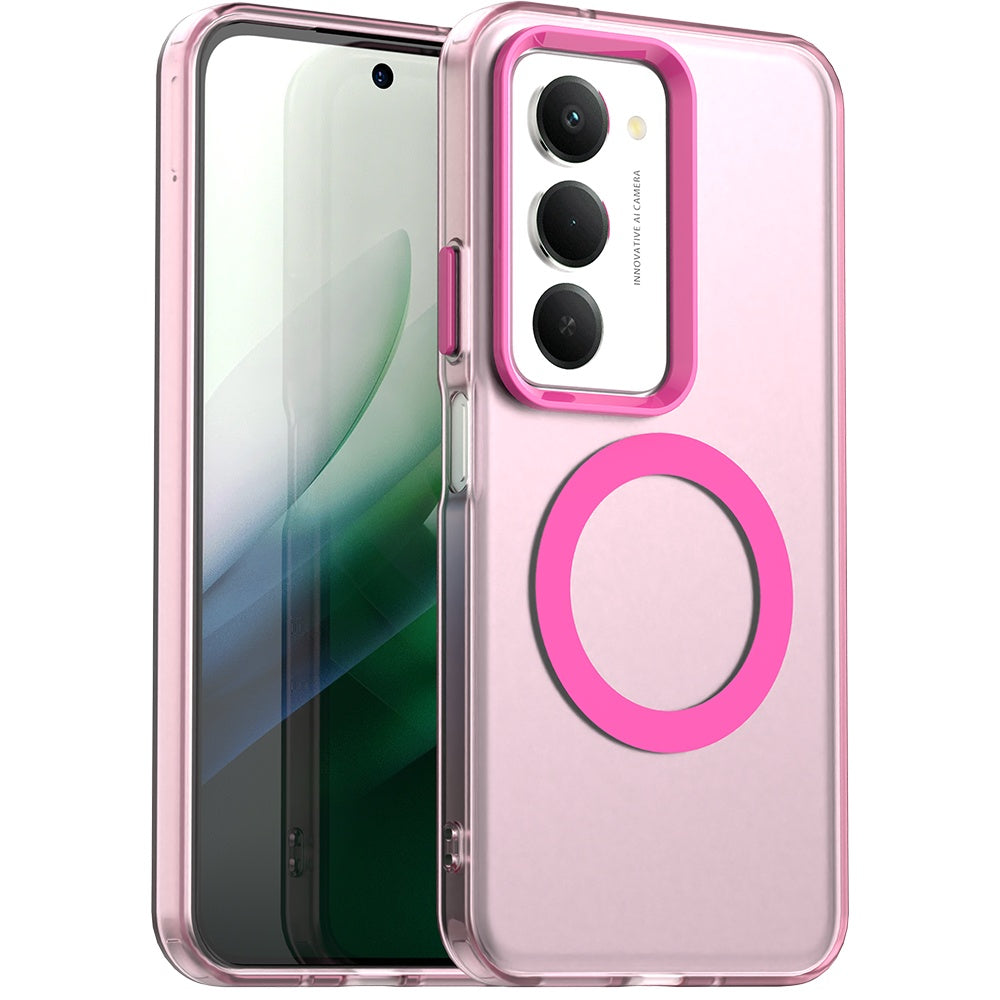 MagSafe Hülle für Xiaomi Redmi 15 5G / 15 4G, Techsuit, CandyCase, Rosa