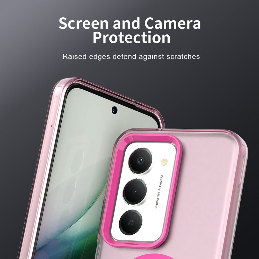 MagSafe Hülle für Xiaomi Redmi 15 5G / 15 4G, Techsuit, CandyCase, Rosa