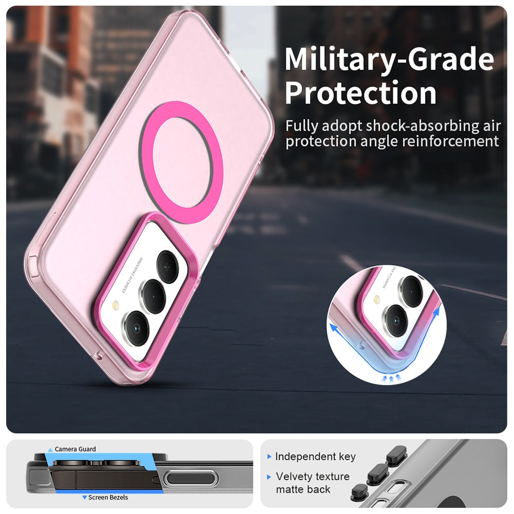 MagSafe Hülle für Xiaomi Redmi 15 5G / 15 4G, Techsuit, CandyCase, Rosa