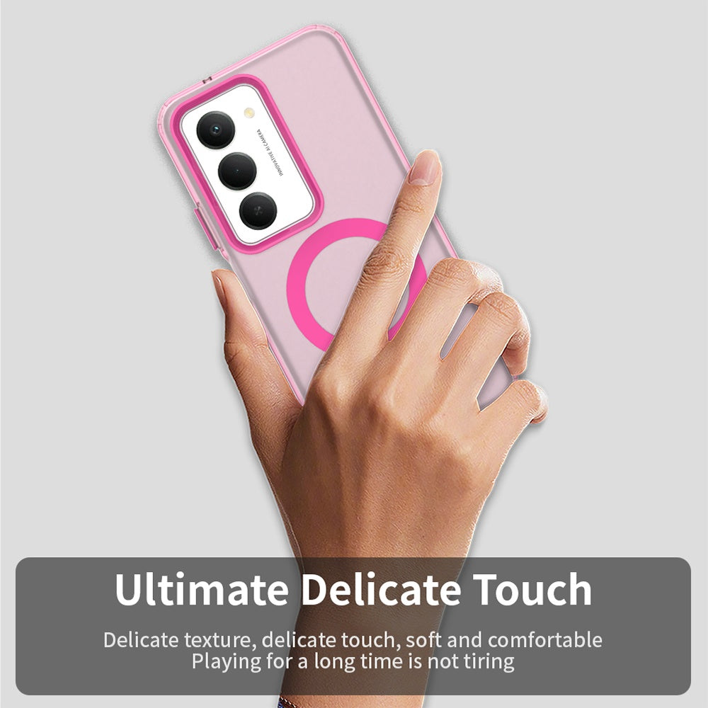 MagSafe Hülle für Xiaomi Redmi 15 5G / 15 4G, Techsuit, CandyCase, Rosa