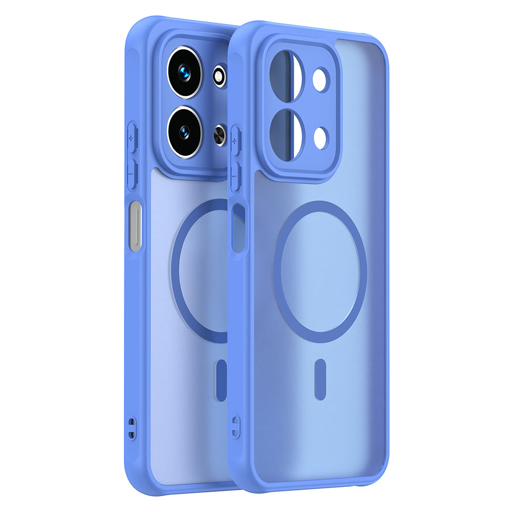 MagSafe Hülle für Xiaomi Redmi 15C 5G / 15C 4G, Techsuit, HaloFrost II, Blau