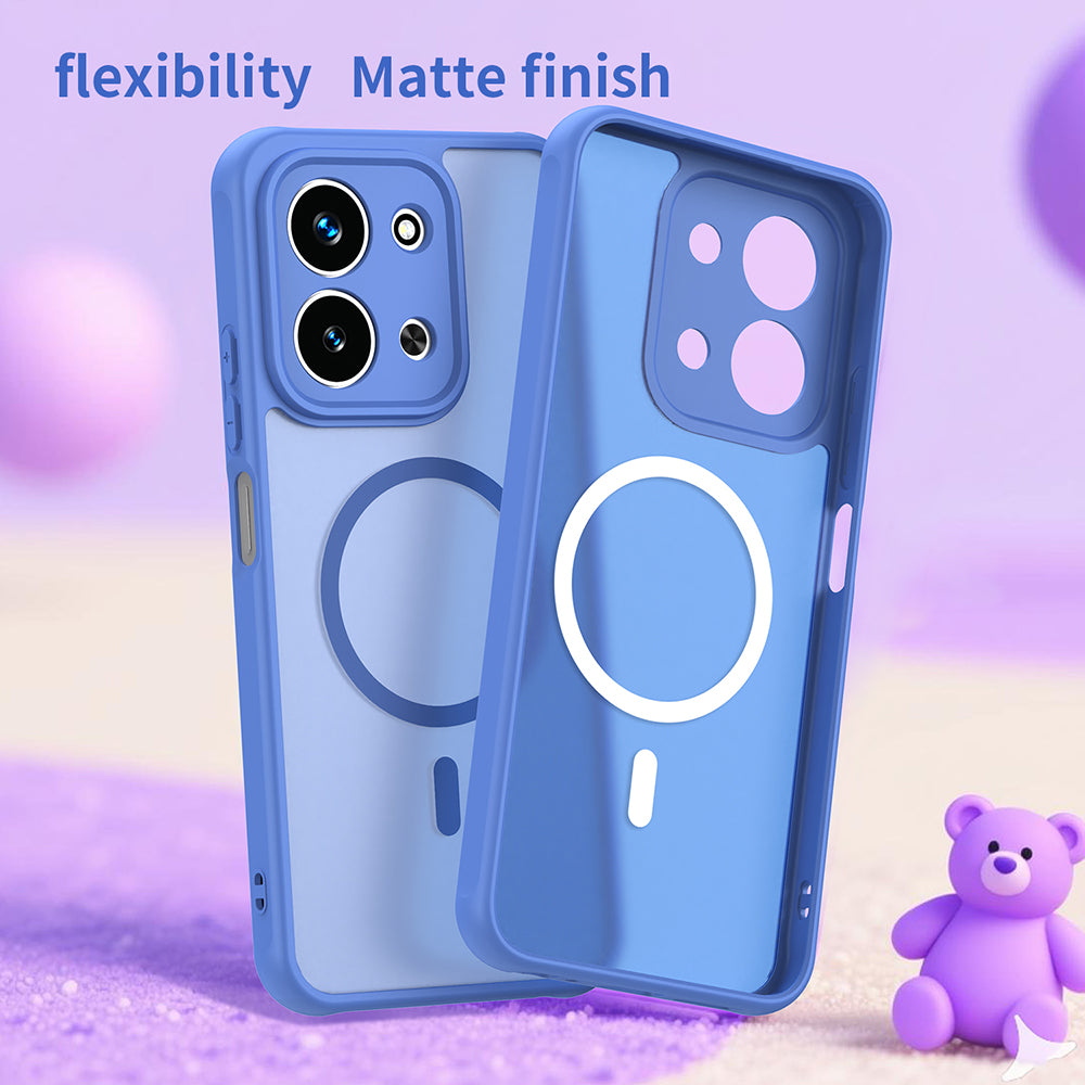 MagSafe Hülle für Xiaomi Redmi 15C 5G / 15C 4G, Techsuit, HaloFrost II, Blau