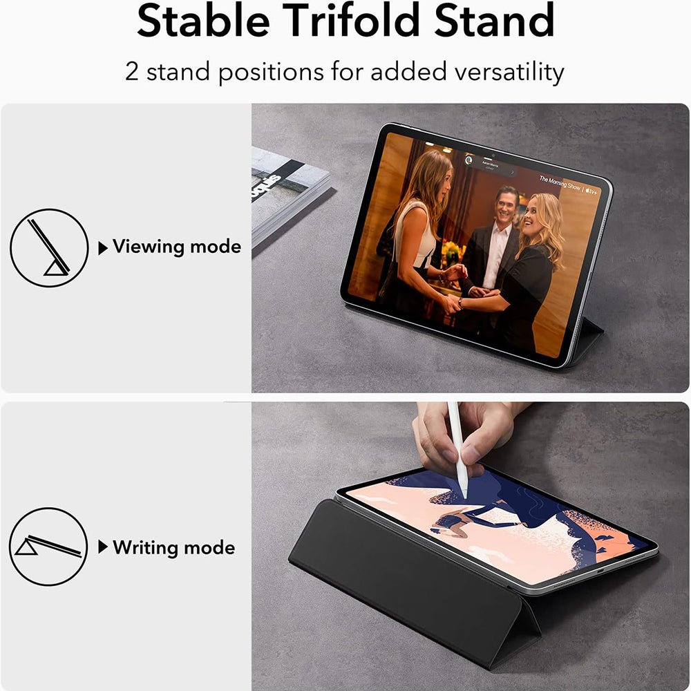 Hülle für Apple iPad (2025) / (2022), ESR, Rebound, Schwarz