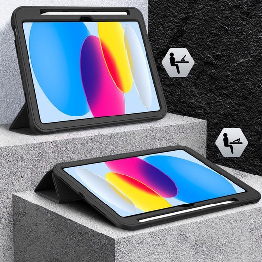 Hülle für Apple iPad (2025) / iPad (2022), Tech-Protect, Endurance, Schwarz