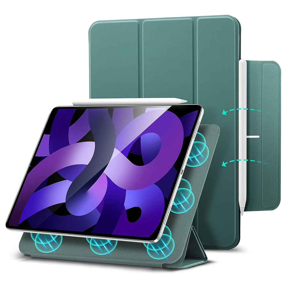 Hülle für Apple iPad Air 11 (2024) / Air (2022) / Air (2020) / Pro 11 (2018), ESR, Rebound, Satin Grün