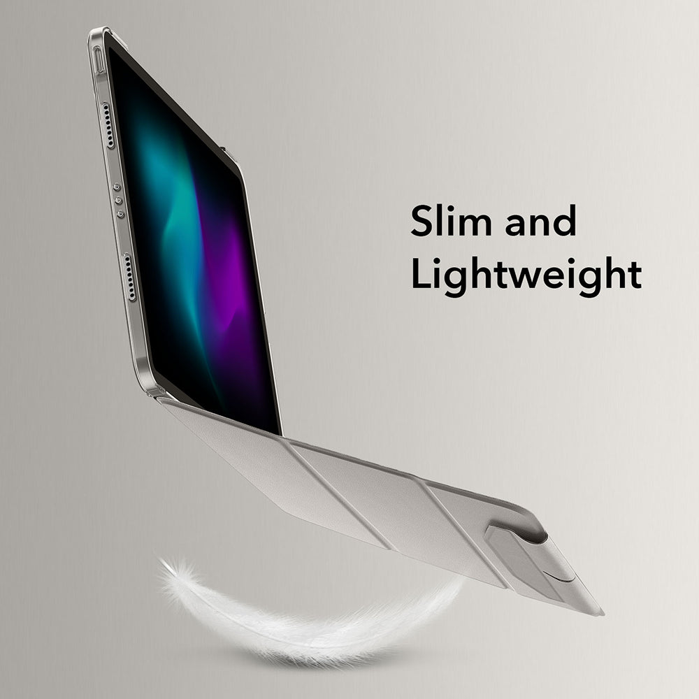 Hülle für Apple iPad Air 13 (2026) / Air 13 (2025) / Air 13 (2024), ESR, Ascend Trifold, Satin Grau