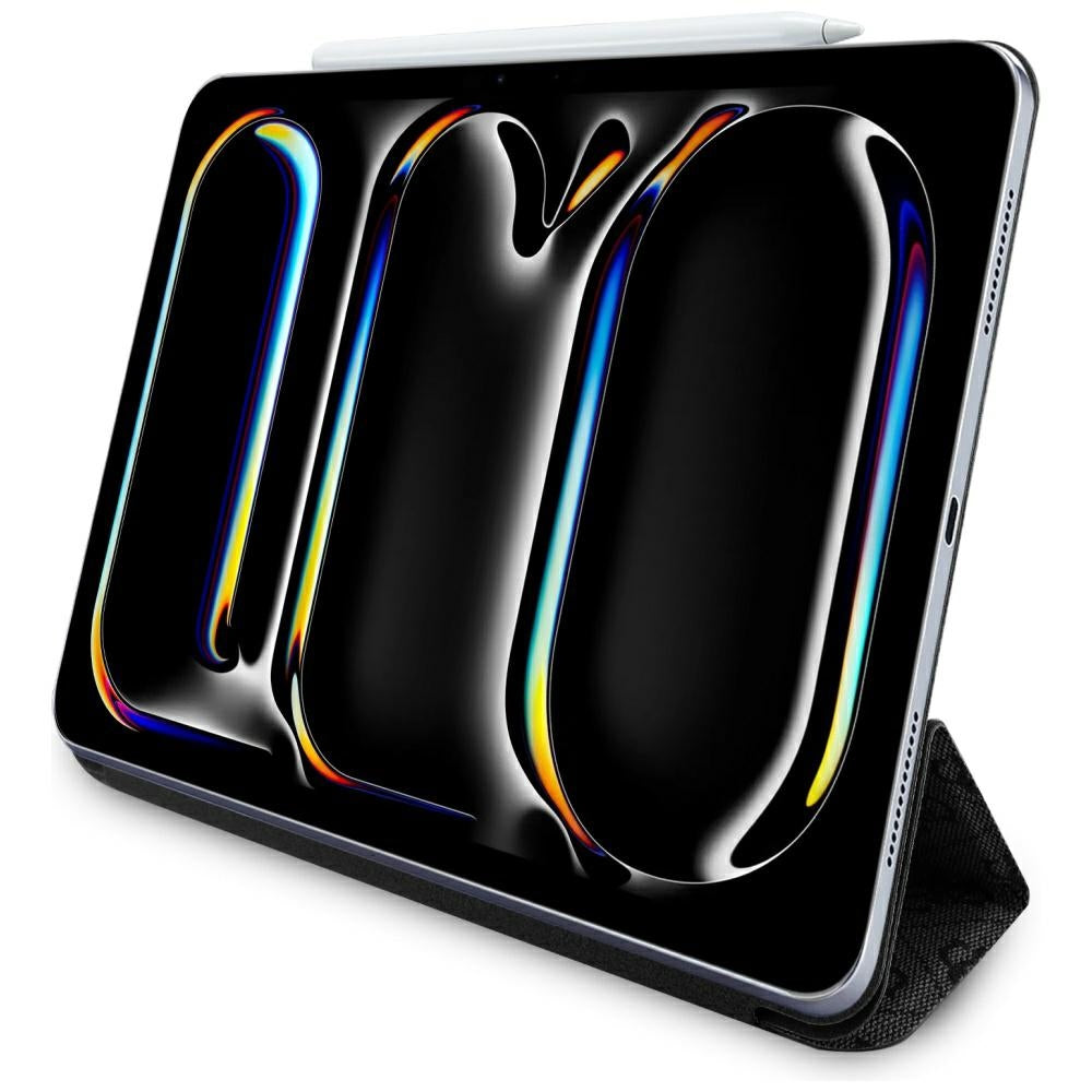Hülle für Apple iPad Pro 13 (2024), Guess, 4G Big Logo, Schwarz