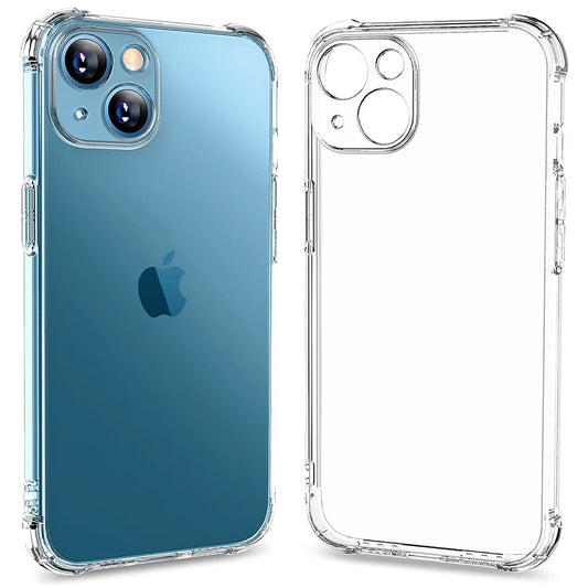 Hülle für Apple iPhone 13, Techsuit, stoßfest klar, transparent