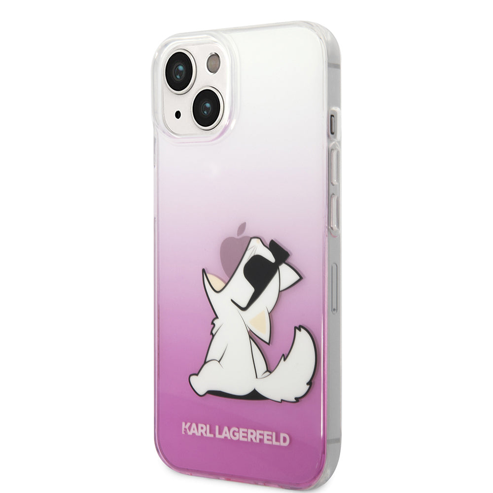 Hülle für Apple iPhone 14 Plus, Karl Lagerfeld, Choupette Fun, Rosa