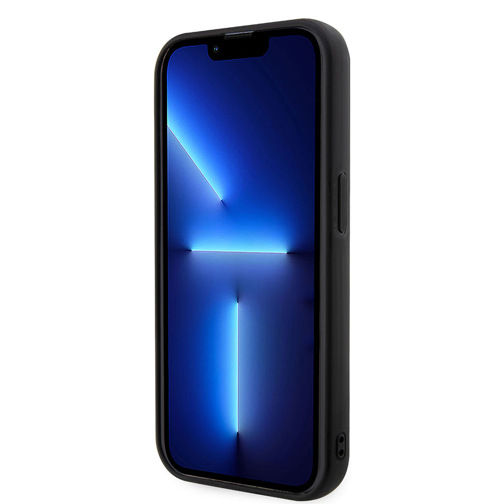 Hülle für Apple iPhone 14 Pro Max, Karl Lagerfeld, 3D Rubber Choupette, Schwarz