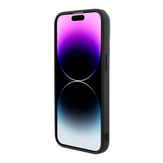 Hülle für Apple iPhone 15 Pro, Guess, PU Square Mirror Script Logo, Schwarz GUHCP15LPMSDGSK