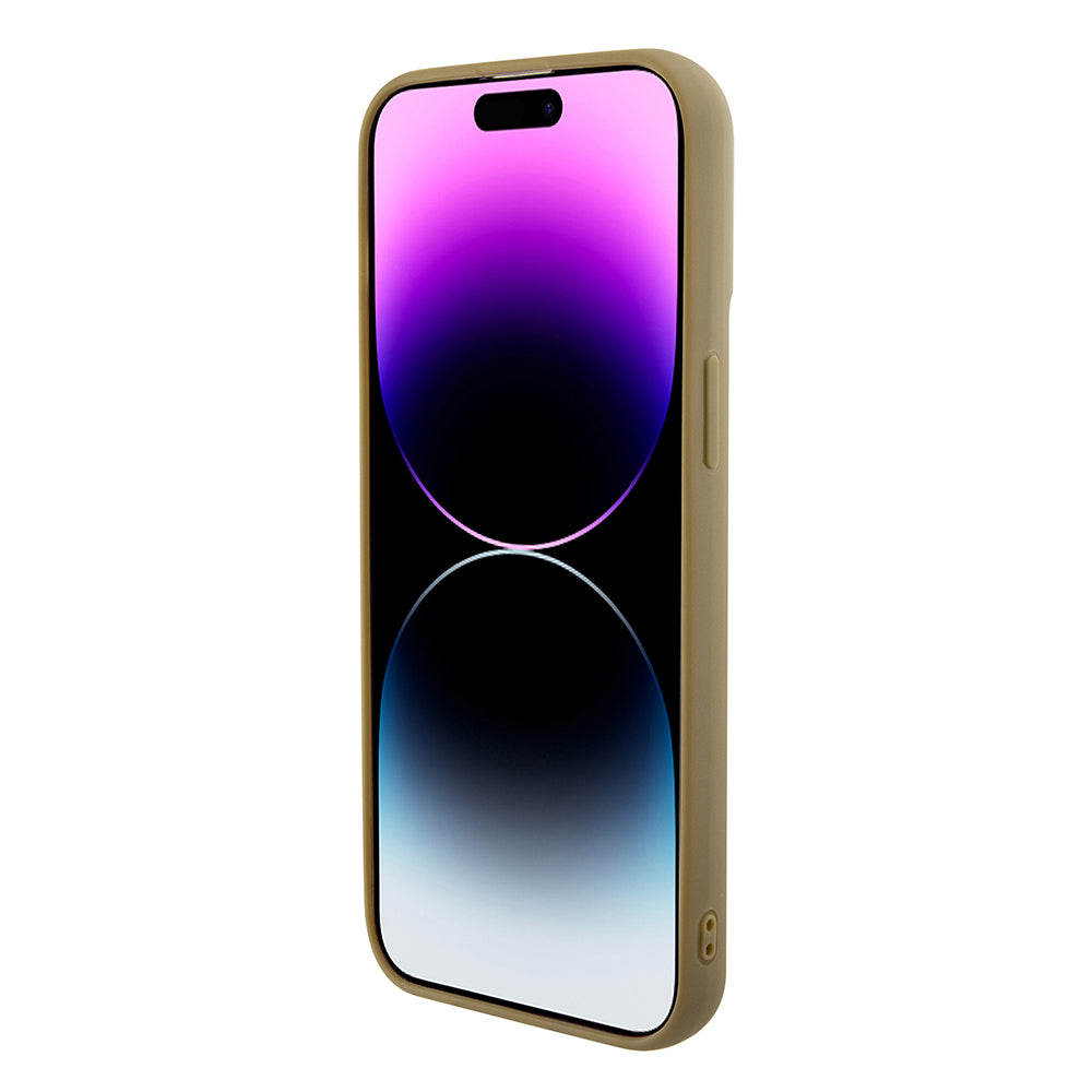 Case for Apple iPhone 15 Pro Max, Guess, Disco Metal Script, Gold
