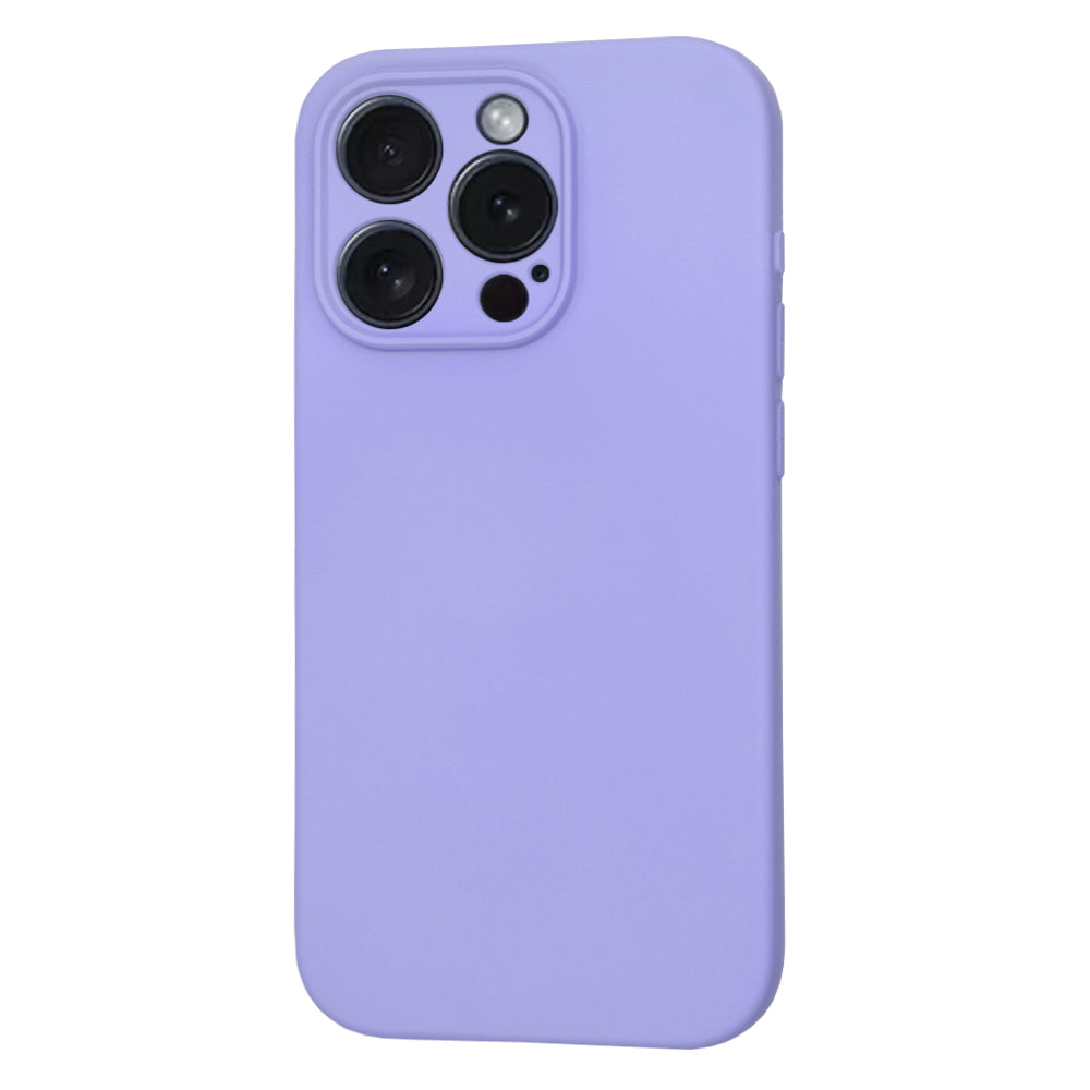 Hülle für Apple iPhone 15 Pro, Techsuit, SoftFlex, Helles Lila