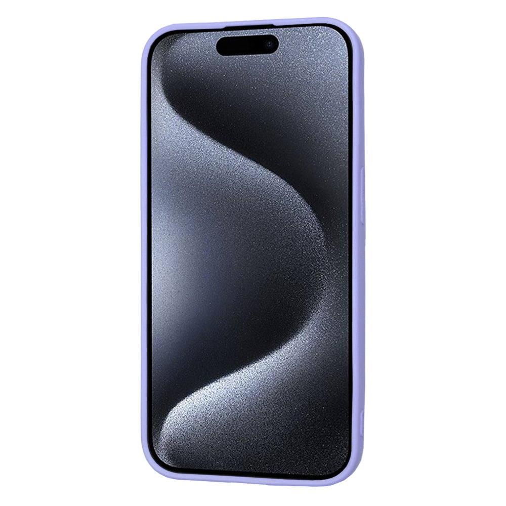 Hülle für Apple iPhone 15 Pro, Techsuit, SoftFlex, Helles Lila