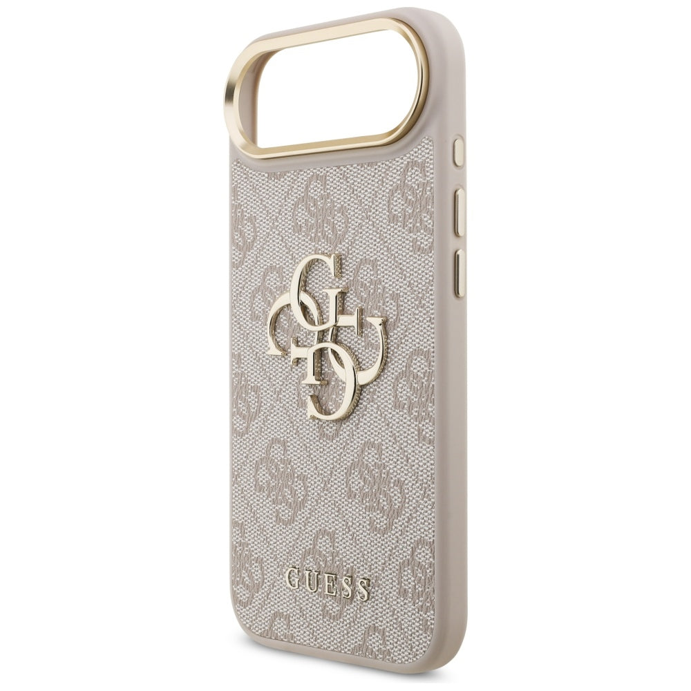 Case for Apple iPhone 17 Air, Guess, Big 4G Logo Classic, Golden Pink