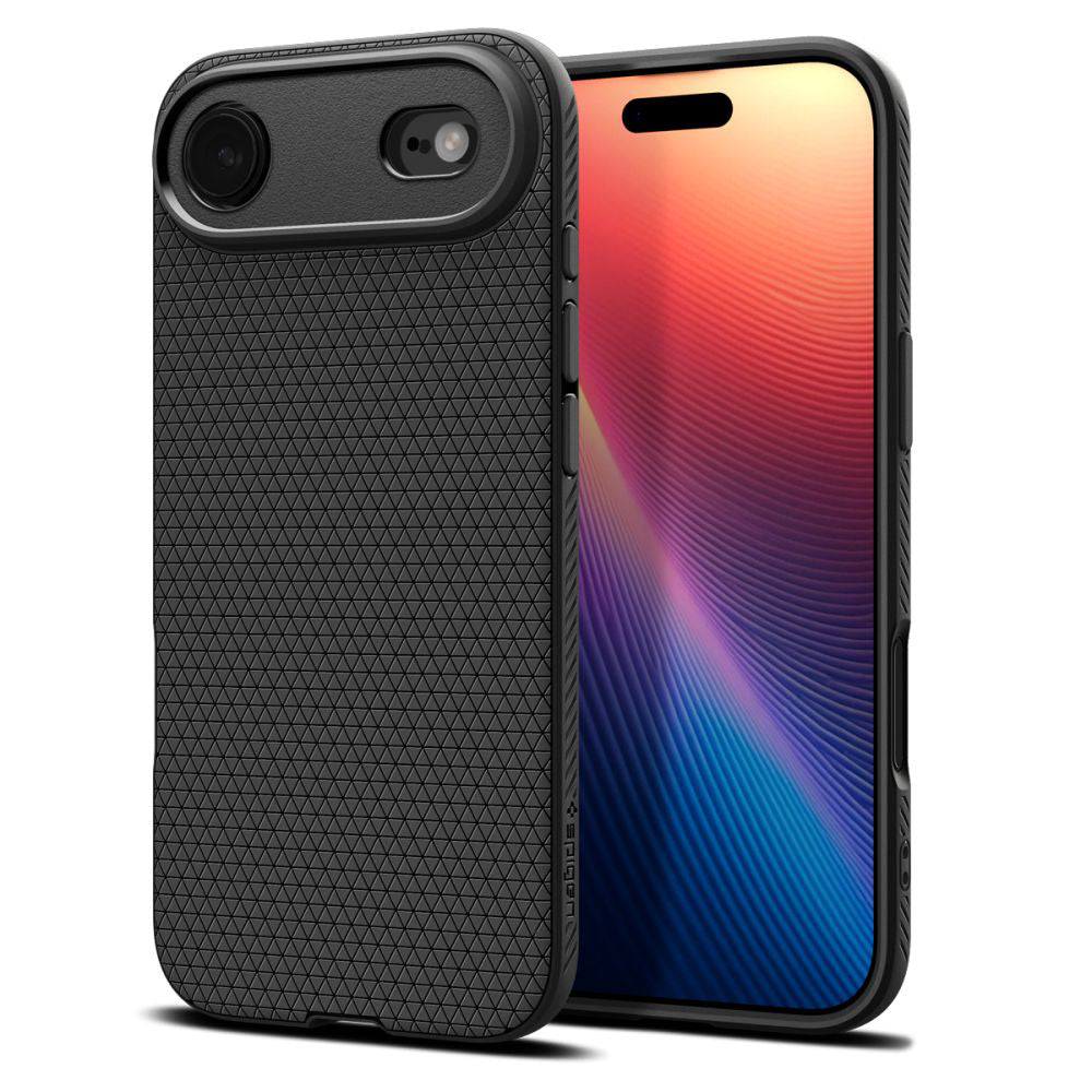 Hülle für Apple iPhone 17 Air, Spigen, Liquid Air, Mattschwarz ACS10302