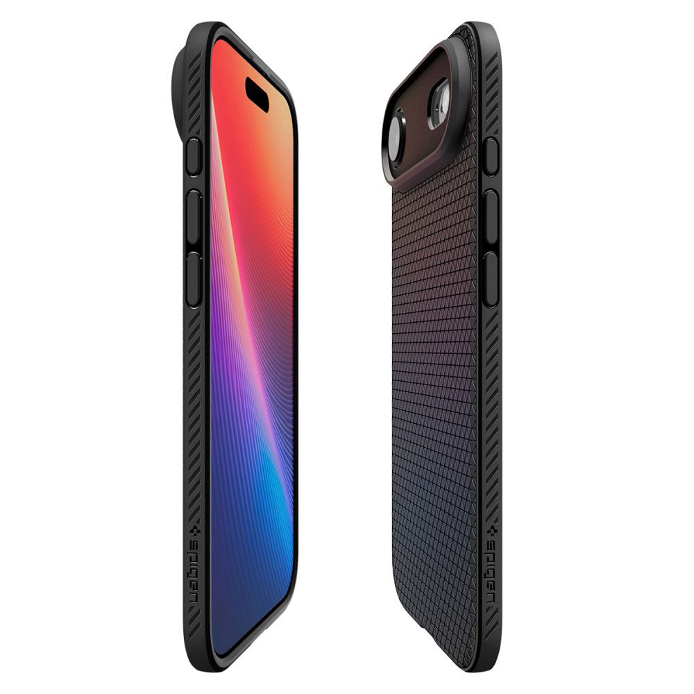 Hülle für Apple iPhone 17 Air, Spigen, Liquid Air, Mattschwarz ACS10302